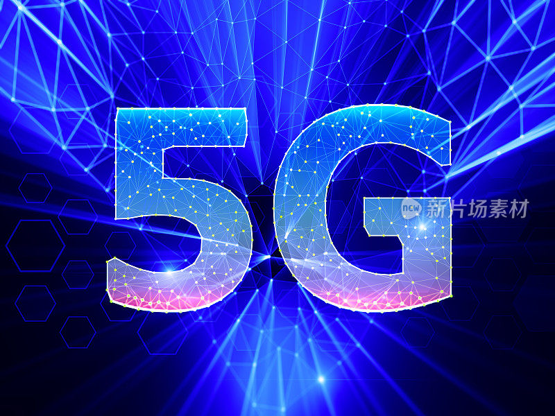 5G wifi技术数字概念